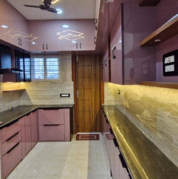 Kitchen in 3 BHK Builder Floor at Kondapur – for Rent