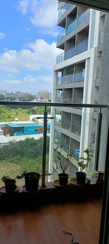 Balcony in Studio Apartment at Bramhacorp Smart, Wadgaon Sheri – for Rent