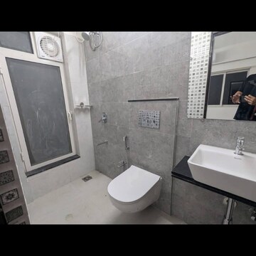 Bathroom in 2 BHK Apartment at Jamuna CHS Malad East, Triveni Nagar – for Rent