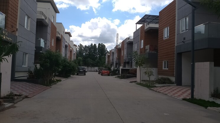 Exterior View, praneeth-pranav-knightwoods 3 Bedroom 1800 Sq.Ft. Villa In Beeramguda Hyderabad 9384927