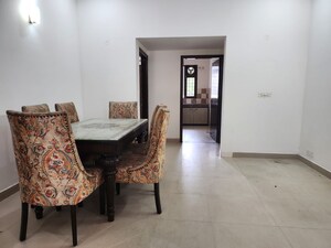 Living Room in 3 BHK Builder Floor at Sushant Lok I – for Rent