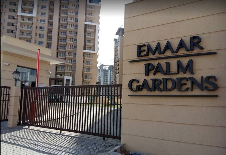 Exterior View, emaar-palm-gardens 3 Bedroom 1900 Sq.Ft. Apartment In Sector 83 Gurgaon 9385043