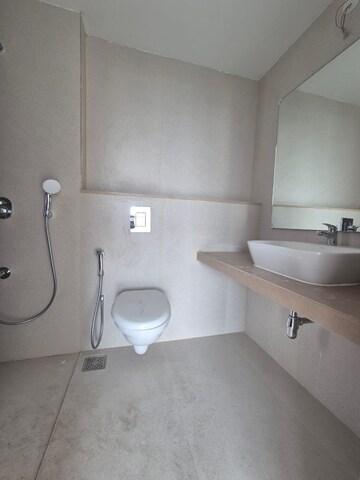 Bathroom in 2 BHK Apartment at Courtyard by Narang Realty and The Wadhwa Group, Pokhran Road No Two – for Sale