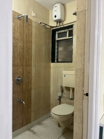 Bathroom in 2 BHK Apartment at Shreeji Vraj Bhoomi, Kiran Mill Colony – for Rent