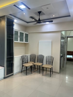 Living Room in 2 BHK Apartment at Shreeji Vraj Bhoomi, Kiran Mill Colony – for Rent