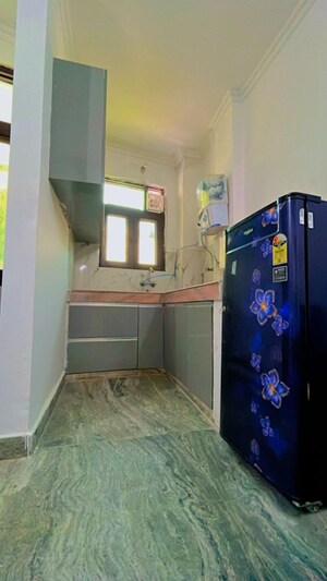 Kitchen in 1.5 BHK Builder Floor at Saket – for Rent