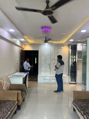 Living Room in 2 BHK Apartment at Shreeji Vraj Bhoomi, Kiran Mill Colony – for Rent