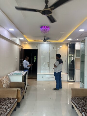 Living Room in 2 BHK Apartment at Shreeji Vraj Bhoomi, Kiran Mill Colony – for Rent