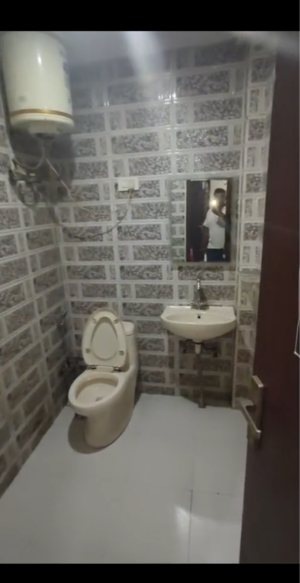 Bathroom in 1 RK Apartment at DLF Pink Town House, Dlf City Phase 3 – for Rent