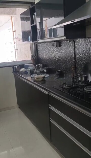Kitchen in 4 BHK Apartment at Ajmera Zeon, Bhakti Park – for Sale