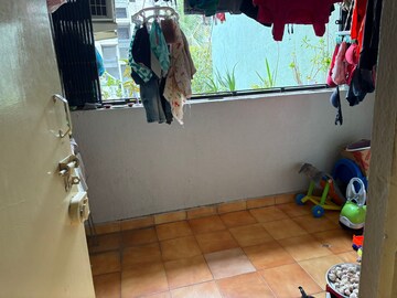 Balcony in 1 BHK Apartment at Planet Millennium CHS, Pimple Saudagar – for Rent