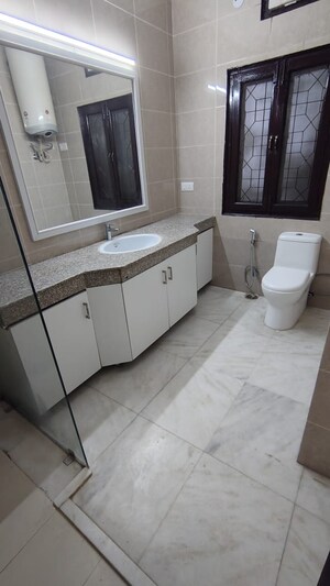Bathroom in 4 BHK Builder Floor at Vasant Vihar – for Rent