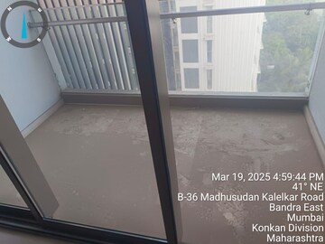 Balcony in 3 BHK Apartment at Adani Ten BKC, Bandra East – for Sale