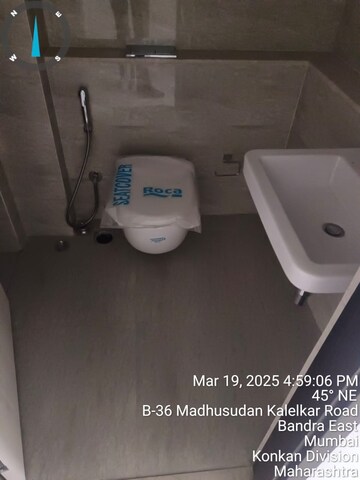 Bathroom in 3 BHK Apartment at Adani Ten BKC, Bandra East – for Sale