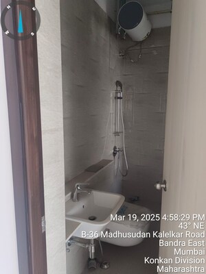 Bathroom in 3 BHK Apartment at Adani Ten BKC, Bandra East – for Sale