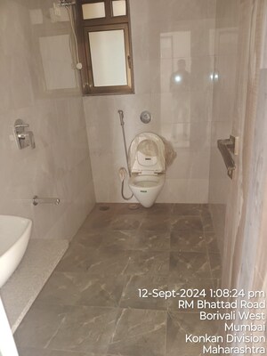 Bathroom in 2 BHK Apartment at Dimple Avenue 641, Borivali West – for Sale