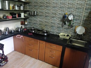 Kitchen in 1 BHK Apartment at Vanaz Corner, Kothrud – for Rent