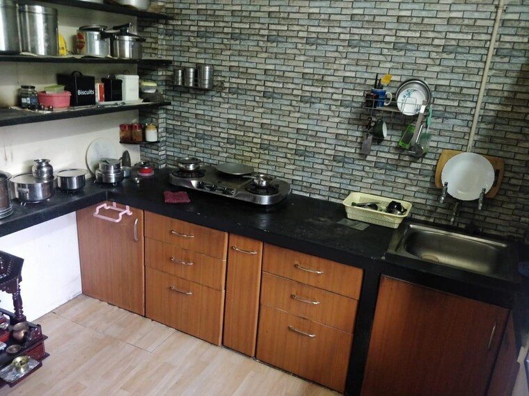 Kitchen, vanaz-corner 1 Bedroom 514 Sq.Ft. Apartment In Kothrud Pune 9385691