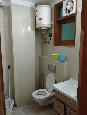Bathroom in 2 BHK Builder Floor at Saket – for Rent