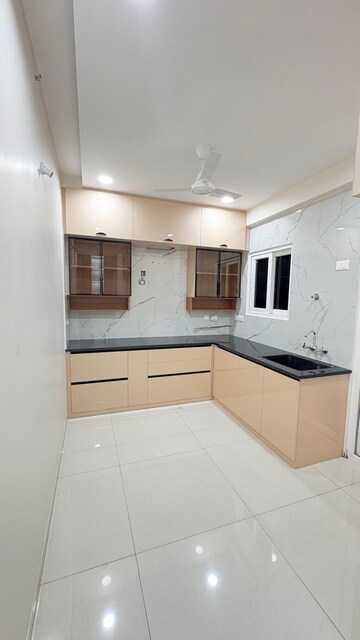 Kitchen in 3 BHK Apartment at Rajapushpa Provincia, Narsingi – for Rent