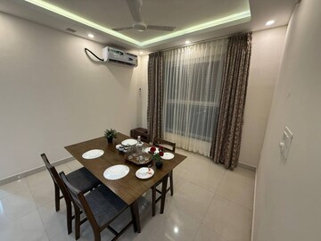 Dining area in 3 BHK Apartment at Pashmina Waterfront, Old Madras Road – for Rent