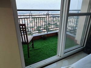 Balcony in 3 BHK Apartment at Pashmina Waterfront, Old Madras Road – for Rent