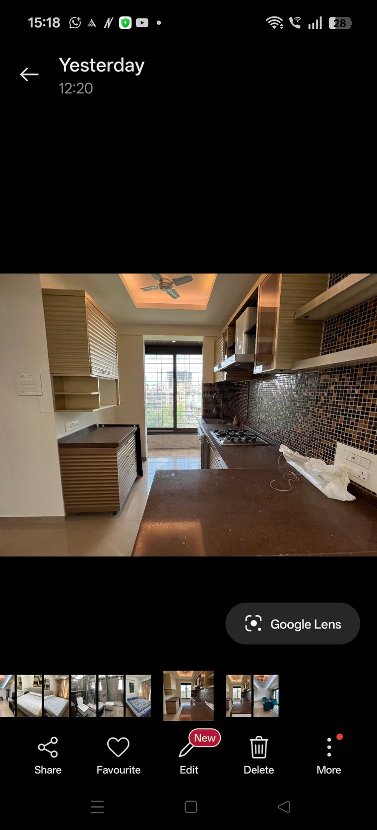 Kitchen, east-street 2 Bedroom 850 Sq.Ft. Apartment In Santacruz East Mumbai 9385976