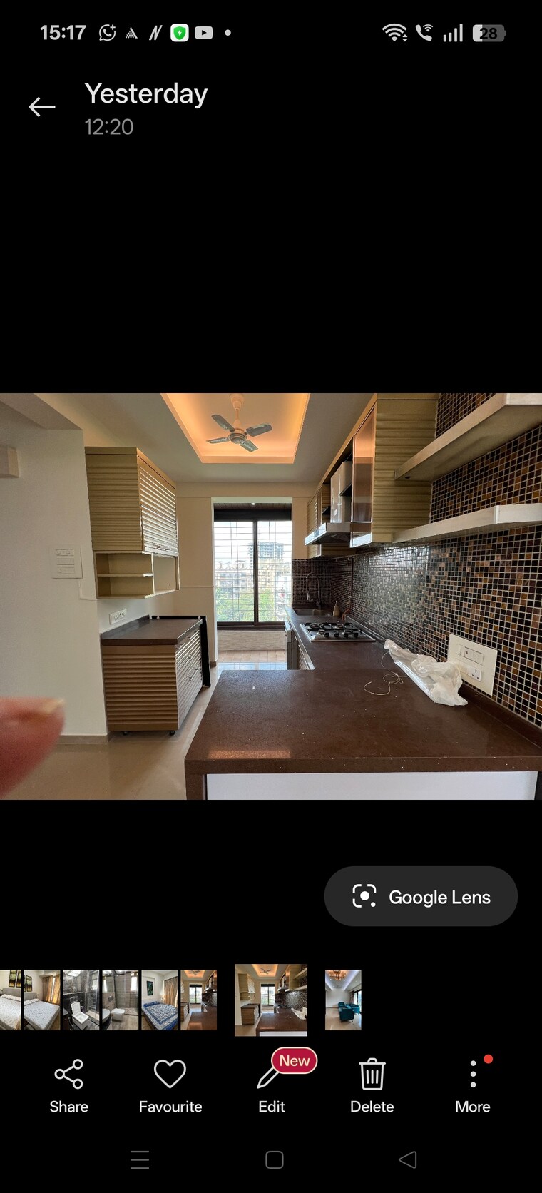 Kitchen, east-street 2 Bedroom 850 Sq.Ft. Apartment In Santacruz East Mumbai 9385976