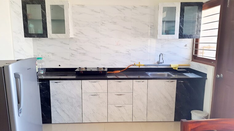 Kitchen, makarba 2 Bedroom 1250 Sq.Ft. Apartment In Makarba Ahmedabad 9386009