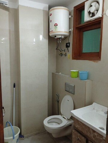 Bathroom in 2 BHK Apartment at Saket – for Rent