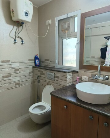 Bathroom in 3 BHK Apartment at Orchid Petals, Sector 49 – for Rent