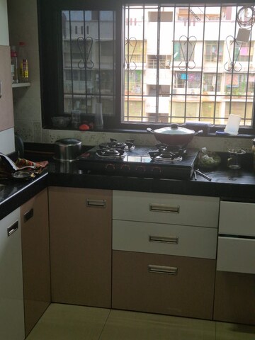 Kitchen in 1 BHK Apartment at Mahape – for Rent