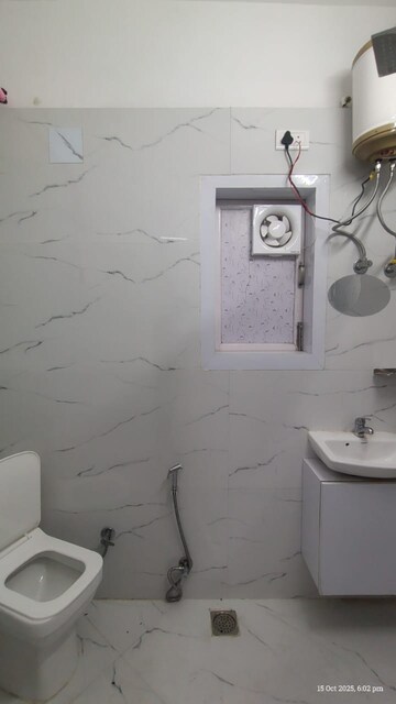 Bathroom in 1 RK Apartment at Raheja Atlantis, Sector 31 – for Rent