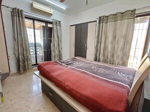 Bedroom in 3 BHK Apartment at Swastik Regalia, Waghbil – for Rent