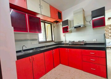 Kitchen in 3 BHK Apartment at Swastik Regalia, Waghbil – for Rent