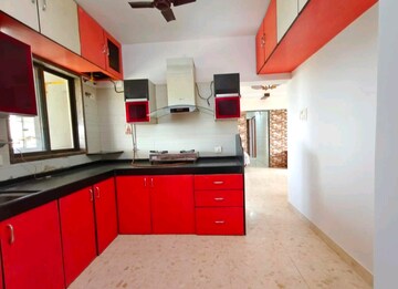 Kitchen in 3 BHK Apartment at Swastik Regalia, Waghbil – for Rent