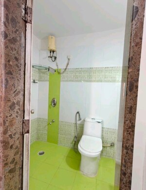 Bathroom in 3 BHK Apartment at Swastik Regalia, Waghbil – for Rent
