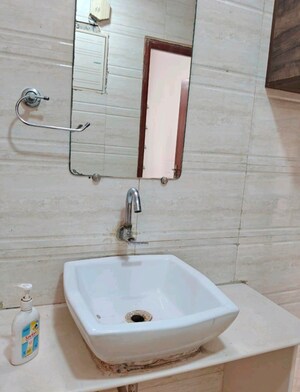Bathroom in 3 BHK Apartment at Swastik Regalia, Waghbil – for Rent