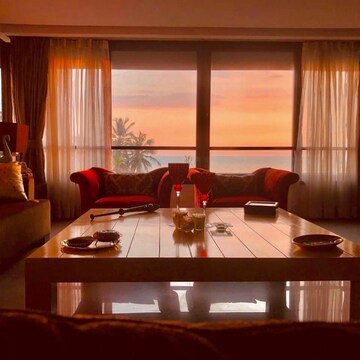 Kitchen in 3 BHK Apartment at Marine View CHSL, Suresh Nagar – for Rent