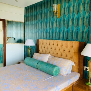 Bedroom in 3 BHK Apartment at Marine View CHSL, Suresh Nagar – for Rent