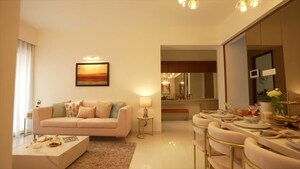 Living Room in 2 BHK Apartment at Godrej Exquisite, Ghodbunder Road – for Sale
