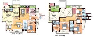 Floor Plan in 4 BHK Apartment at The Grand, Sector 52 – for Sale