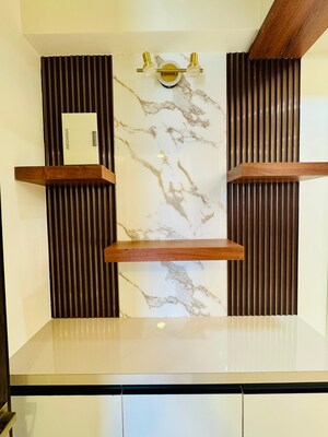 Staircase in 3 BHK Apartment at Ahad Serenity, Rayasandra – for Rent