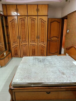 Bedroom in 3 BHK Apartment at Marathon Galaxy, Mulund West – for Sale