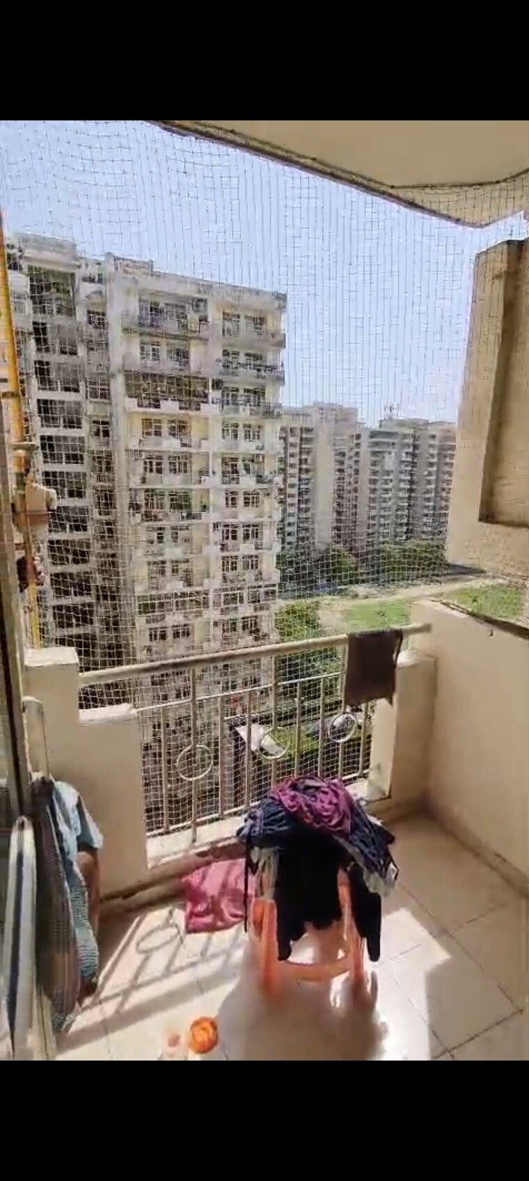 Balcony, kw-srishti 2 Bedroom 980 Sq.Ft. Apartment In Raj Nagar Extension Ghaziabad 9386353