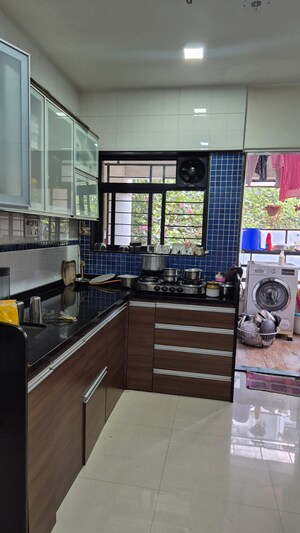 Kitchen in 2 BHK Apartment at Ira Apartment Bhusari Colony, Kothrud – for Rent