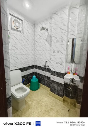 Bathroom in 2.5 BHK Builder Floor at Saket – for Rent