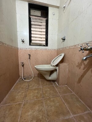 Bathroom in 3 BHK Apartment at Unnati Tower Kharghar, Kharghar – for Rent