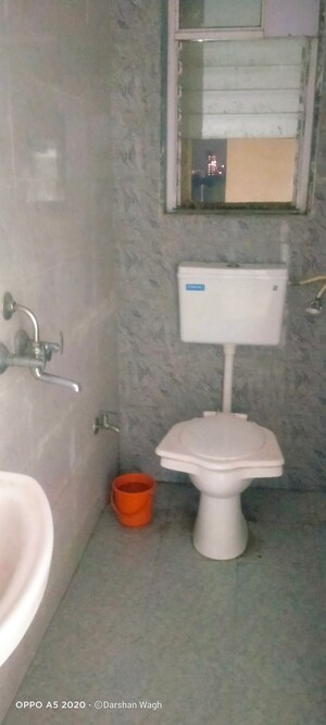 Bathroom in 1 BHK Apartment at Jalaram Park, Bhandup West – for Rent