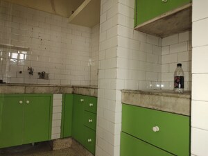 Kitchen in 1 RK Builder Floor at Greater Kailash I – for Rent